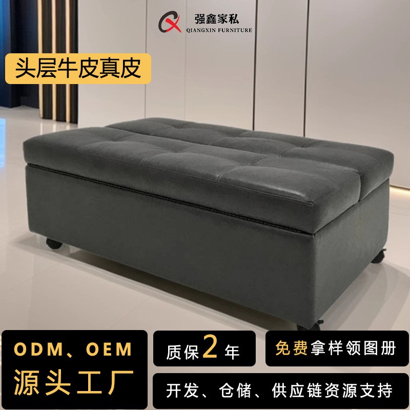 Y1酒店民宿一套床尾凳换鞋凳长凳商场可叠放真皮沙发布艺沙发床