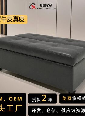 Y1酒店民宿一套床尾凳换鞋凳长凳商场可叠放真皮沙发布艺沙发床