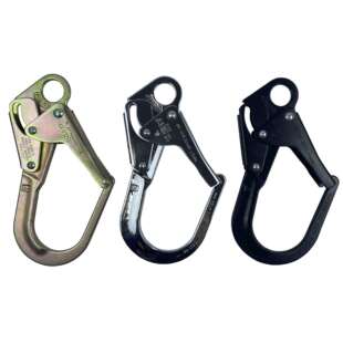 高空作业自锁钩大挂钩带配件户外保险钩锻打大钩
