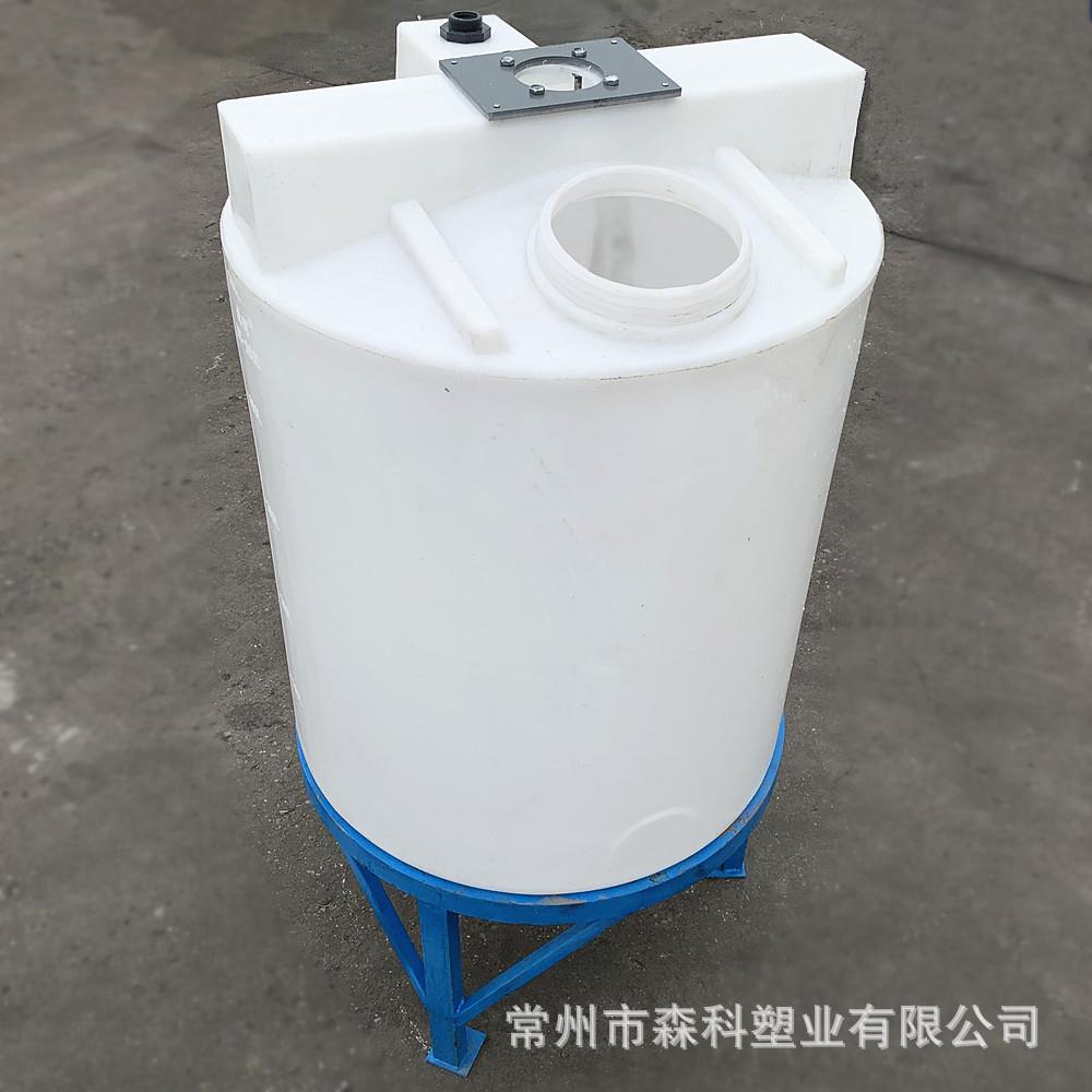 1吨锥底加桶1000l加箱计量加搅拌桶带电机加