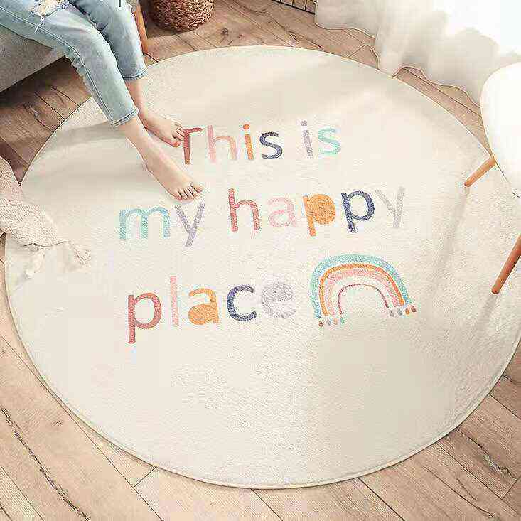圆形地板榻榻米卧室书房垫茶几家用椅电脑北欧风毯客厅地毯地,居家布艺,地毯,淘宝优惠券,粉丝福利购,淘宝优惠卷