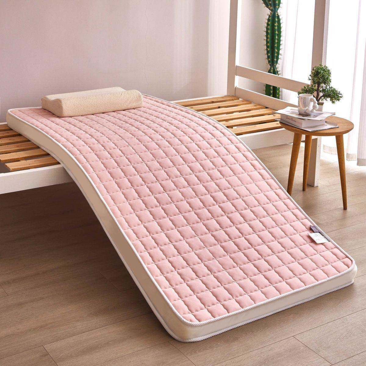 加厚乳胶床垫家用软垫海绵床垫单人学生宿舍床垫铺底褥子外贸