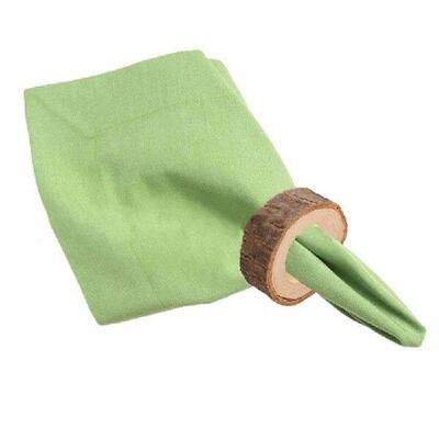 10 Pcs Handcrafted Rustic Wooden Napkin Rings For Table