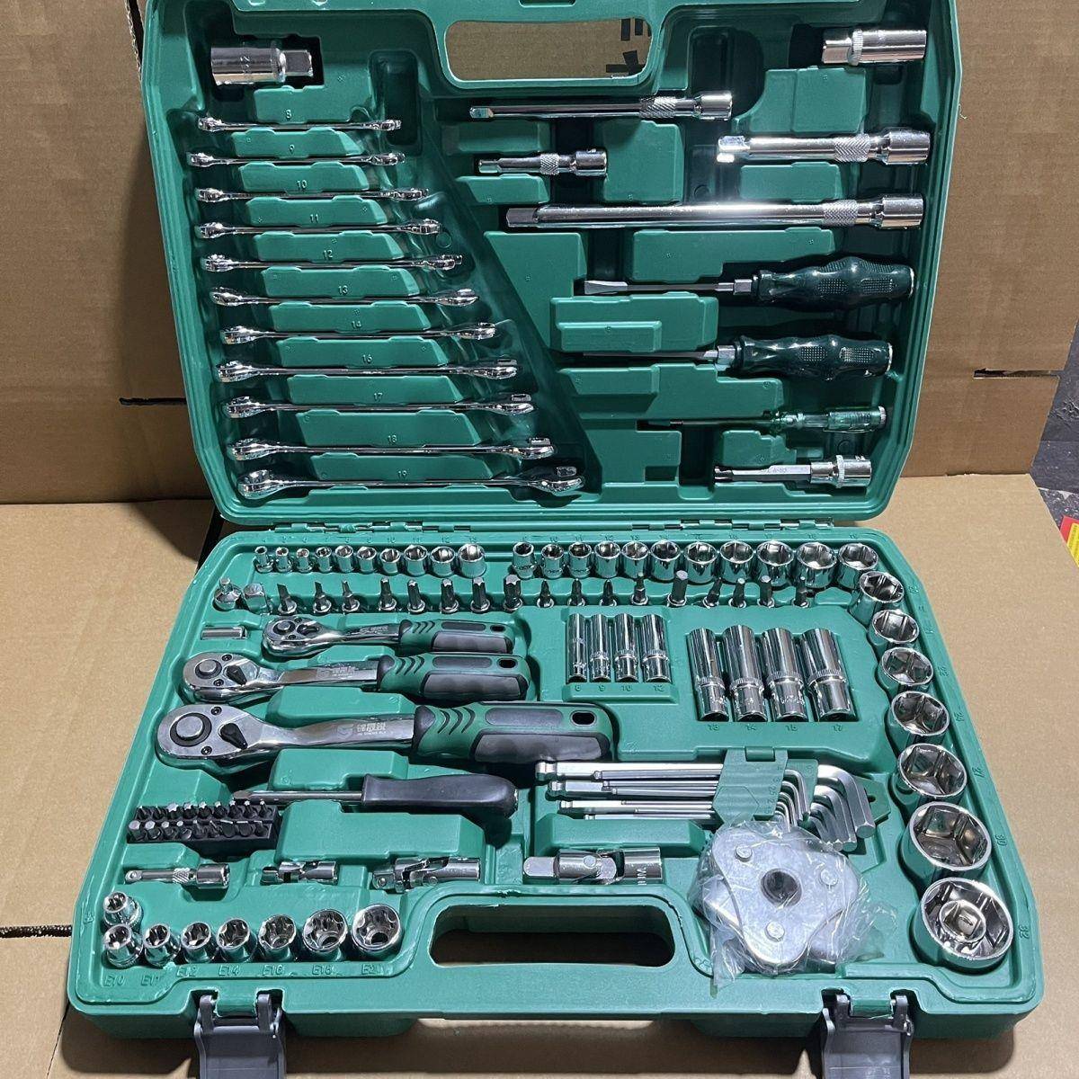 15件具套汽修工具套装套扳手组合1工具筒修车工汽车维修工ZIX具包