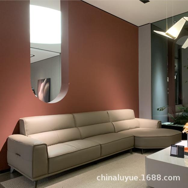 现代简约布艺沙发家用软装大小户型客厅北欧布艺沙发L形组合