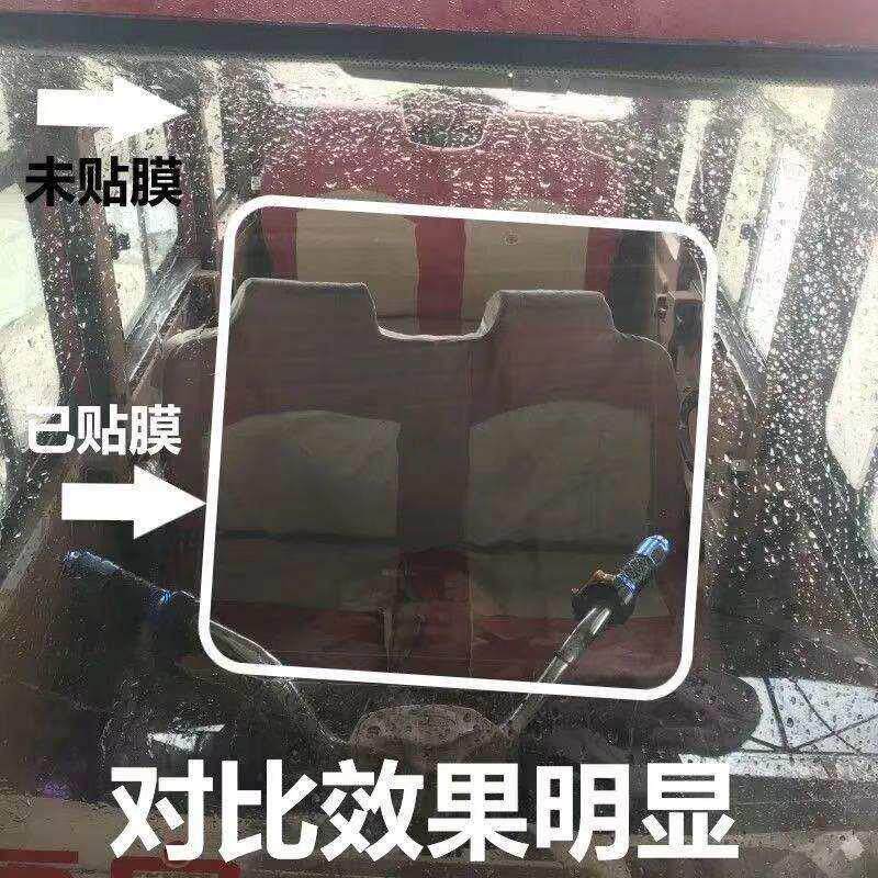 下雨天电动车雨棚防雨贴膜摩托 托三轮车挡风玻璃不挂水珠高清防