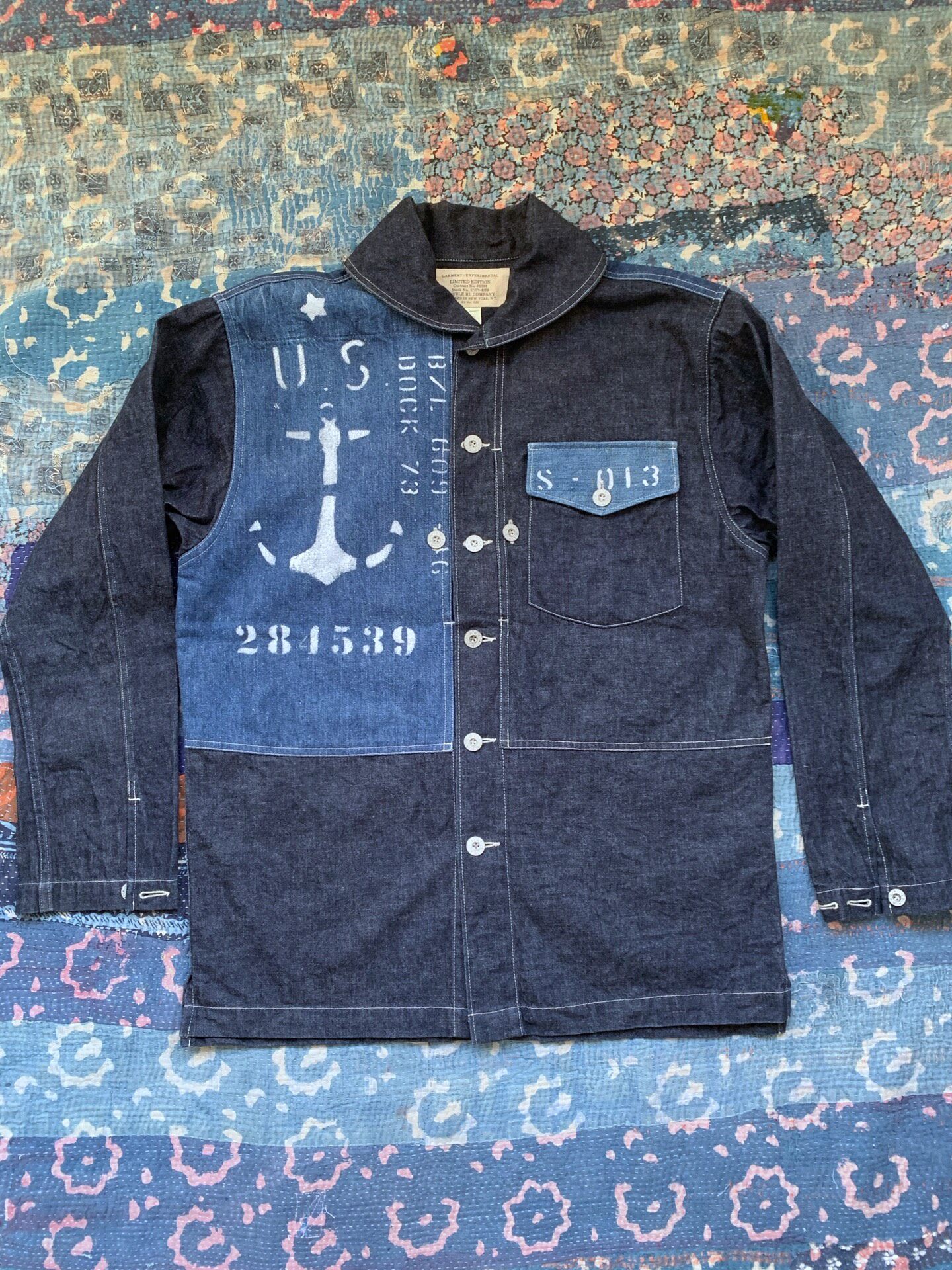 RRL Limited Dark Denim Deck Jacket