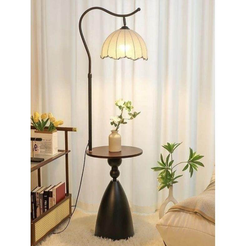 网红古董架子圆桌落地灯客厅卧室床头柜装饰灯酒店茶几氛围灯,家装灯饰光源,装饰落地灯,淘宝优惠券,粉丝福利购,淘宝优惠卷