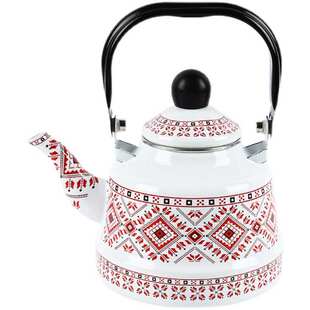 加厚搪瓷凉水壶清新碎花珐琅瓷茶壶家用烧水壶耐高温奶茶壶电磁炉