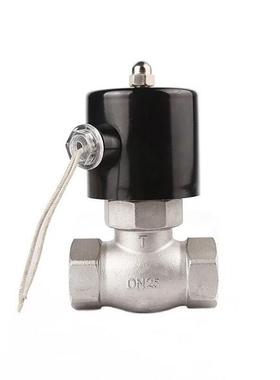 Z840BSF不锈钢活塞式蒸汽电阀磁304锈不钢内纹丝扣高温电螺磁阀1