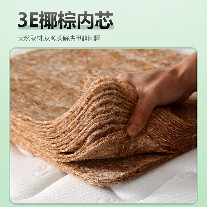 椰棕床垫棕垫 学生宿舍3e椰棕垫护脊儿童榻榻米薄款硬垫可折叠