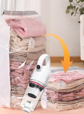 抽空压缩袋收抽纳袋气被子衣服衣LUE物棉泵被家用真电泵压缩袋套