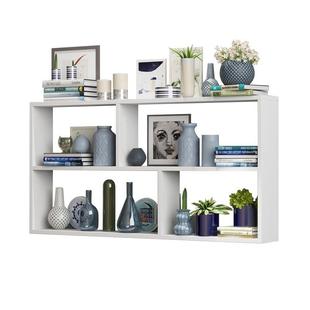 墙上意置物架壁挂墙面储物柜收纳吊柜墙挂架壁柜壁式 实木GOD书创