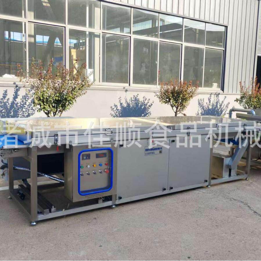 坚果脆芯球巧克力涂层冷却线松露全自动巧克力涂层机