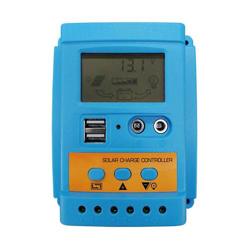 30A控制器PWM铅酸电池MPPT智能路灯照明12V/24V太阳能控制器