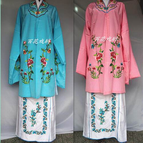 戏曲戏剧用品服装古装戏服花旦衣女对披女披女团花披青衣小姐衣服