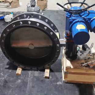 PN10软密封电动法兰蝶阀D941X-10C-DN700AC380V型铸钢电动蝶阀