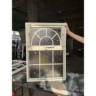 法式复古室内铝合金上翻窗定制洗手间透气采光玻璃窗户拱形隔断窗