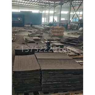 堆焊耐磨板8+8双金属覆合耐磨钢板6+6高铬合金碳化铬耐磨衬板厂家