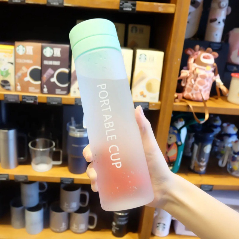 塑料杯盖高颜水杯水杯批发随手杯