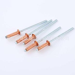 喜仕隆铜拉钉抽芯铆钉开口型圆头铜制拉钉红铜铆钉紫铜拉钉拉铆钉