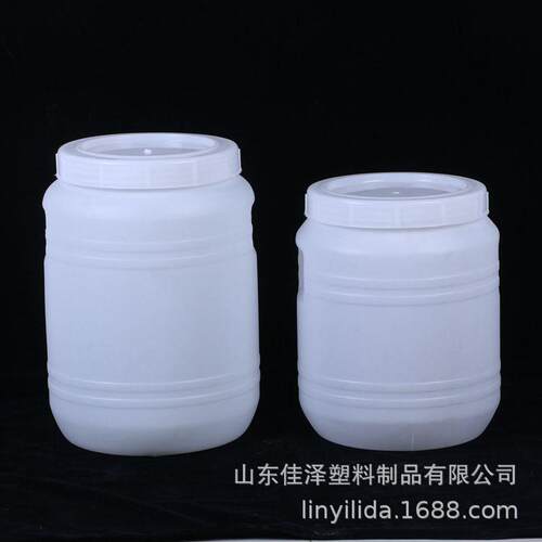 厂家货源大口圆桶10升15升塑料水桶豆腐乳桶酵素桶米桶水桶螺纹盖
