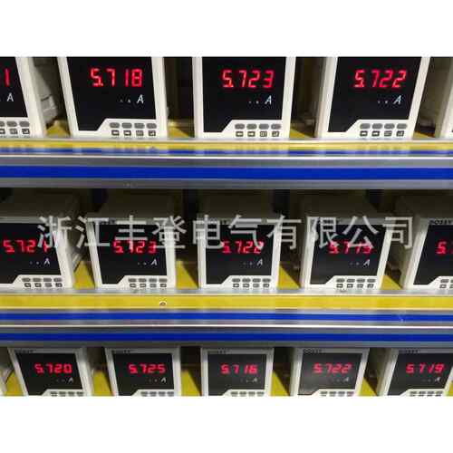 XD72-3V三排显示LED 电压表 可调变比 柜体 电参数测量电压表