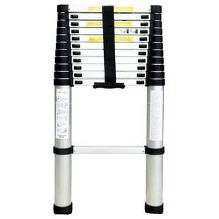 （厂家促销）铝合金伸缩梯竹节 伸缩梯 多用梯 人子梯3.8米