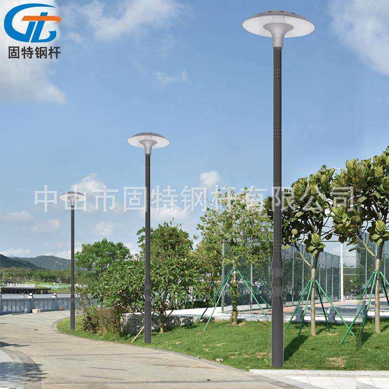 专业生产各种款式庭院灯杆 厂家直销小区公园广场2.5米异形路灯杆
