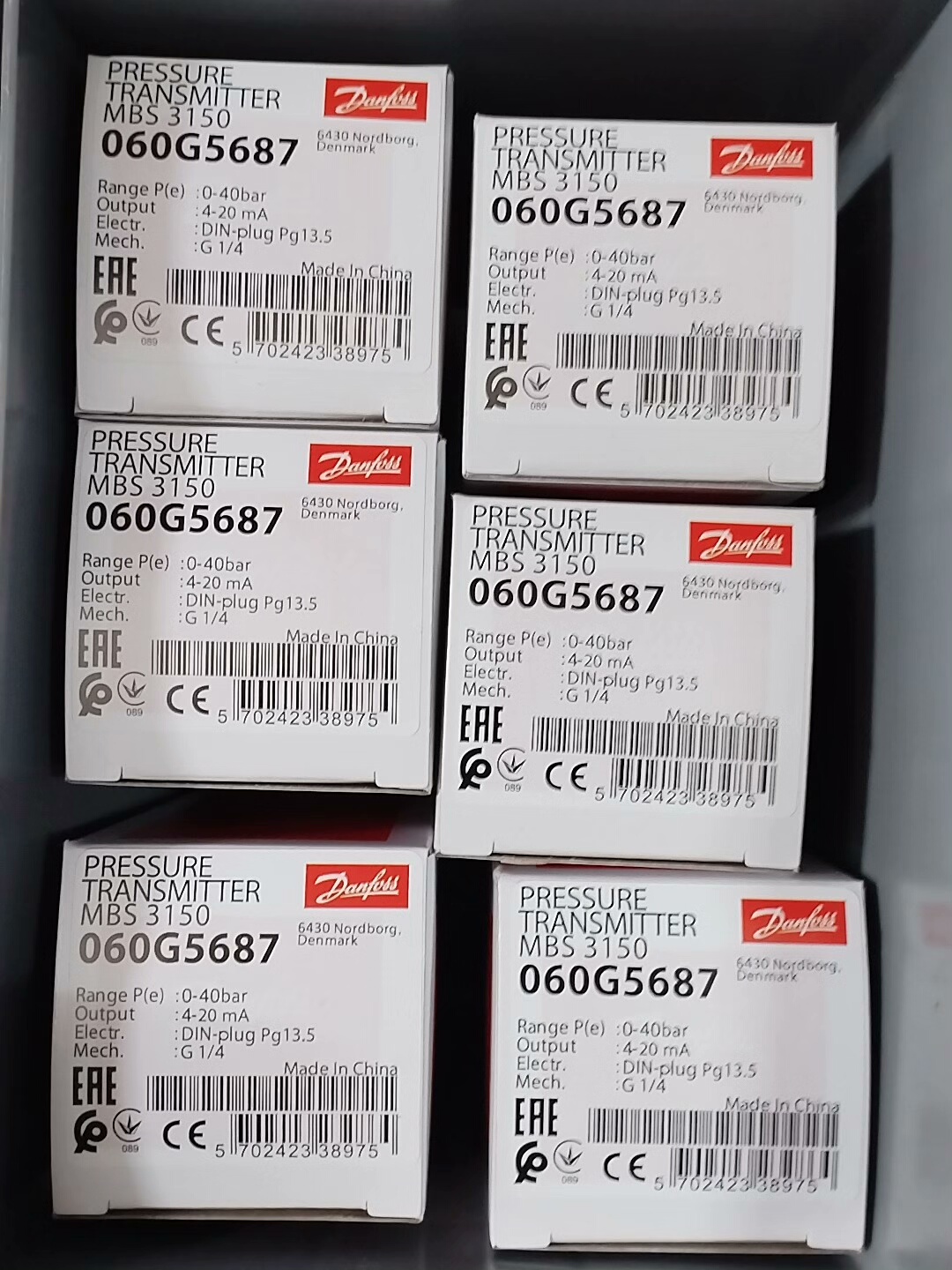 丹佛斯压力传感器060G5687全新原厂件现货议价