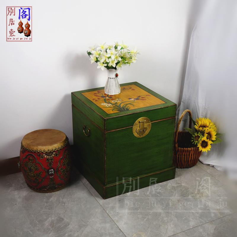 中式做旧边几现代简约角几沙发边柜迷你小茶几北欧沙发边几床头柜