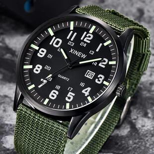 Military Watch High Men‘s Luminous Strap Quality Quar Nylon