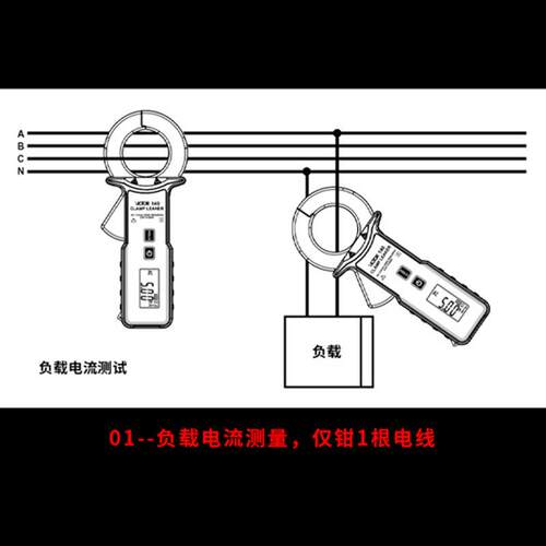 胜利VC140漏电流表毫安泄漏检测数字高精度电流钳形表交流测