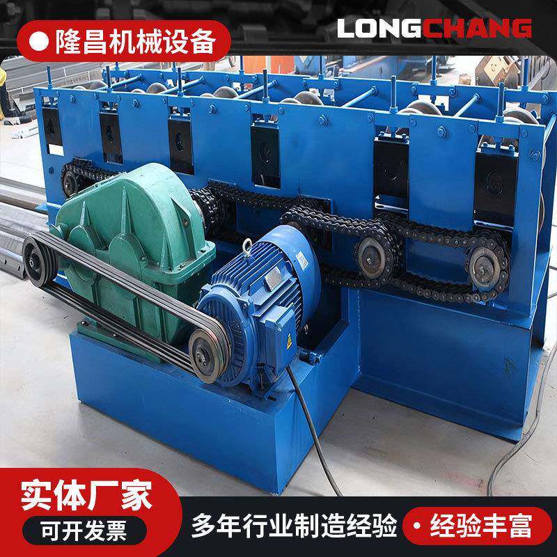 高速双波护栏板修复机器高速公路镀锌喷塑护栏板三波护栏压型机