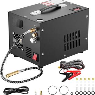 12v高压车载打气机30MPA充气泵4500 110v 2024款 跨境热销内置220v