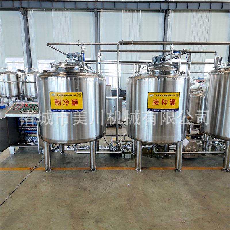 老酸奶自动加工设备果味酸乳加工设备装哈密瓜汁灌装机