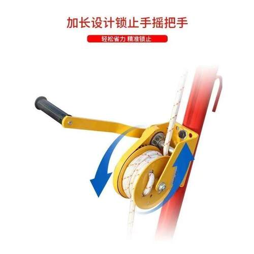 户外儿童蹦极床手摇器 双向自动锁停绞盘 广场蹦蹦床手摇器