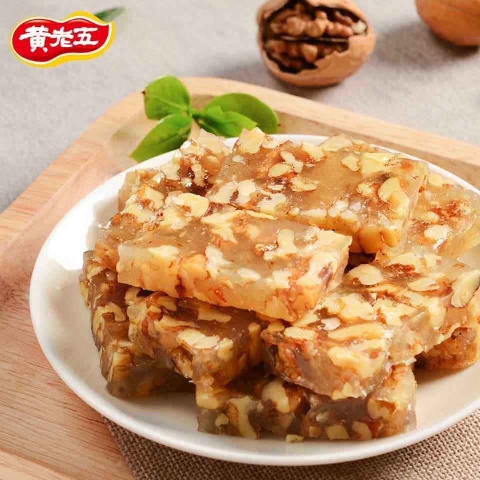 黄老五核桃软糕散装500g四川特产红枣软糖黑芝麻传统糕点休闲 零