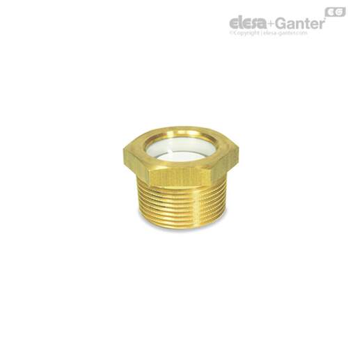 Elesa Ganter伊莉莎冈特 GN 743.8油位观察镜 铜/玻璃