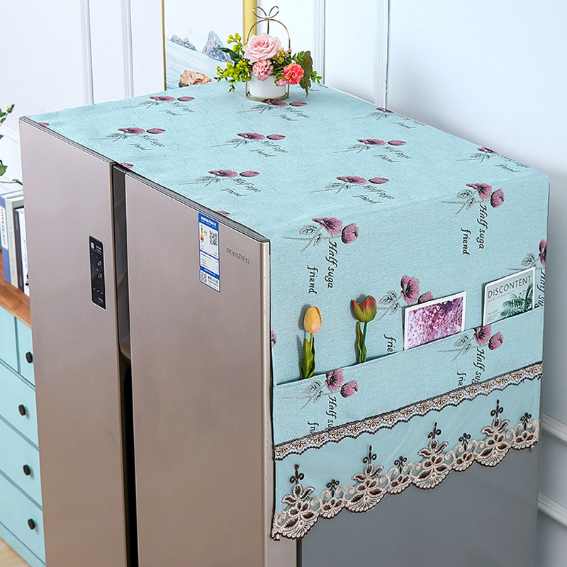 布单双洗衣机防尘罩冰箱床头罩