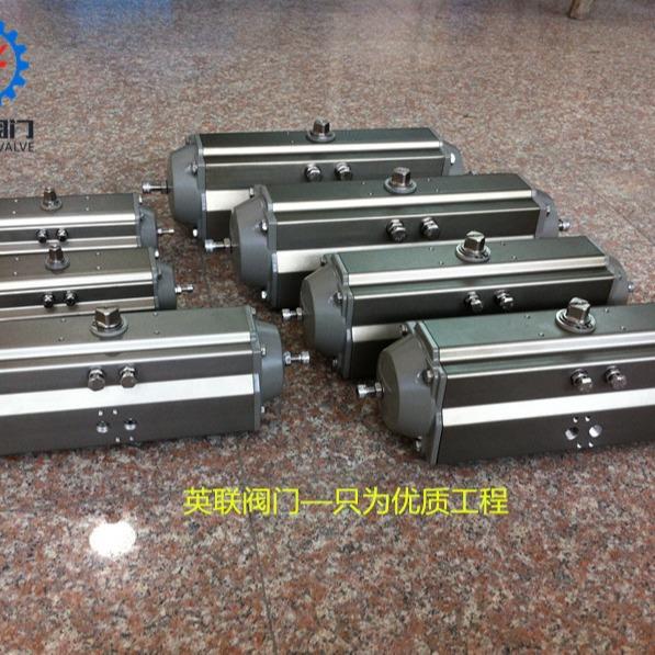 180度气动执行器120度气动头气缸气动操控机构