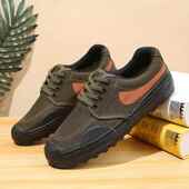 防作滑工地鞋 劳保鞋 干活鞋 新款 鞋 解秋放鞋 耐磨帆布鞋 透气工 春男鞋