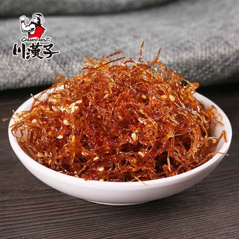 川汉子灯影牛肉丝80g*3袋四川特产达州美食五香麻辣牛肉零食小吃