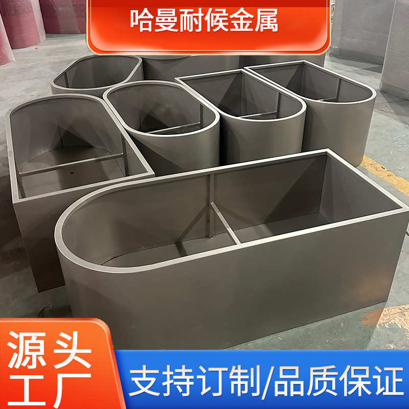 市政道路210 304不锈钢公园花箱 出口厂家来图制作镀锌庭院花池