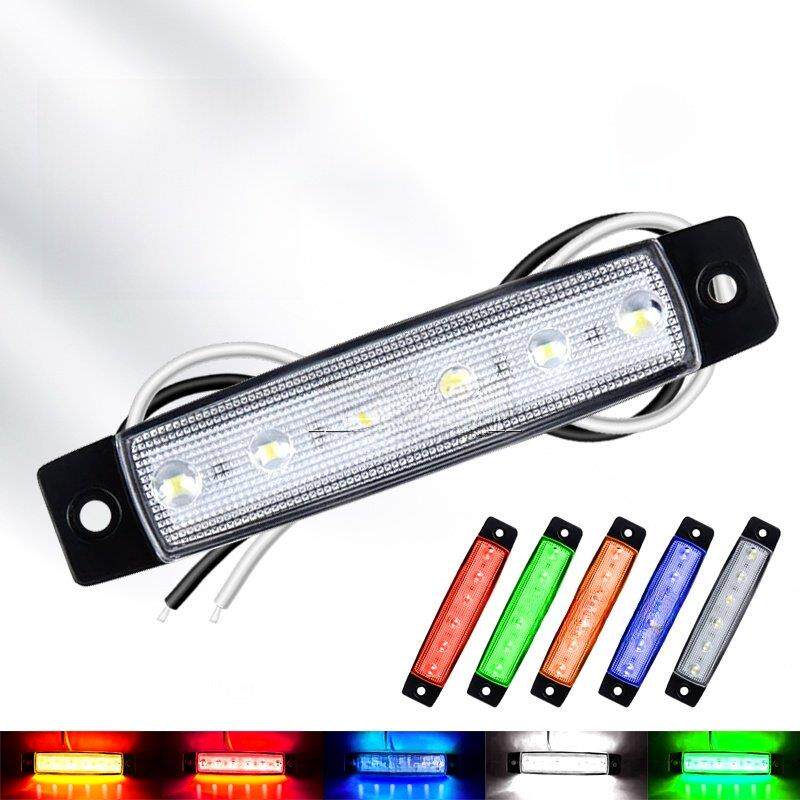 卡车边灯12V/24V超薄超亮防水腰侧灯LED示宽灯信号灯车身灯转向灯