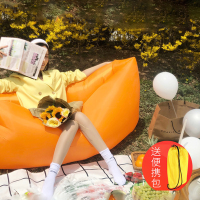 懒人充气沙发网红气垫床单人充气床垫户外露营便携式椅子空气午休