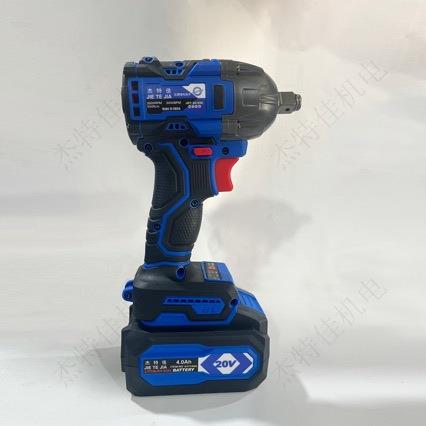 杰特佳20V-550N.M锂电冲击扳手大扭矩充电式电动扳手