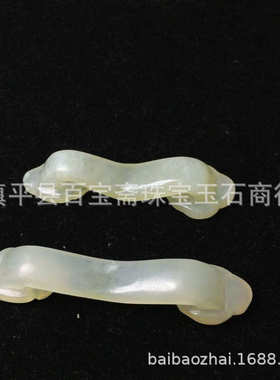 玉器东北岫玉如意笔架小摆件立体雕刻玉如意摆件挂件配饰料子干净