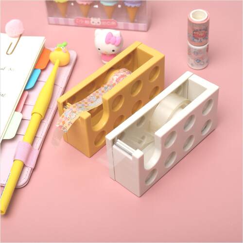 Minimalist Building Block Desktop Tape Cutter Office Station