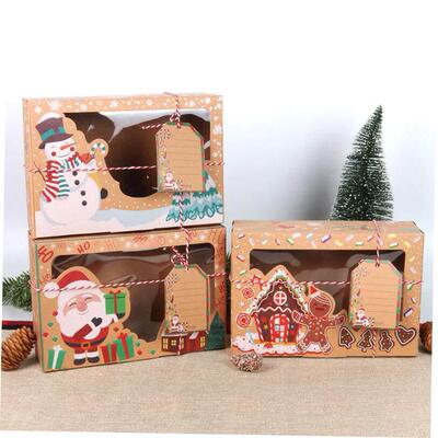 Merry Christmas Gift Bags Xmas Tree Plastic Packing Bag Snow
